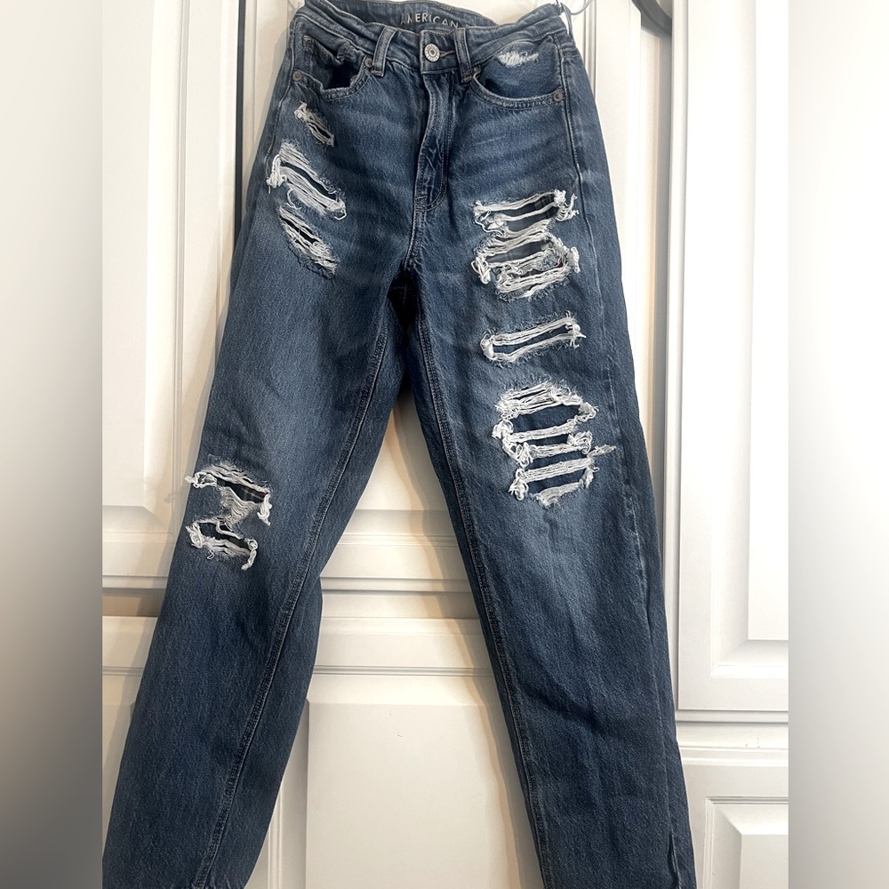Designer, American eagle denim pants.